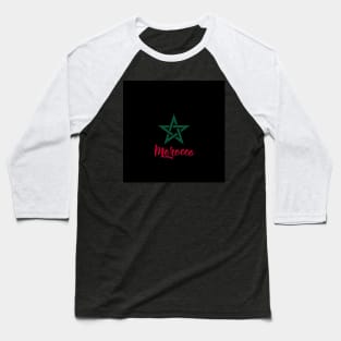 Morocco Baseball T-Shirt